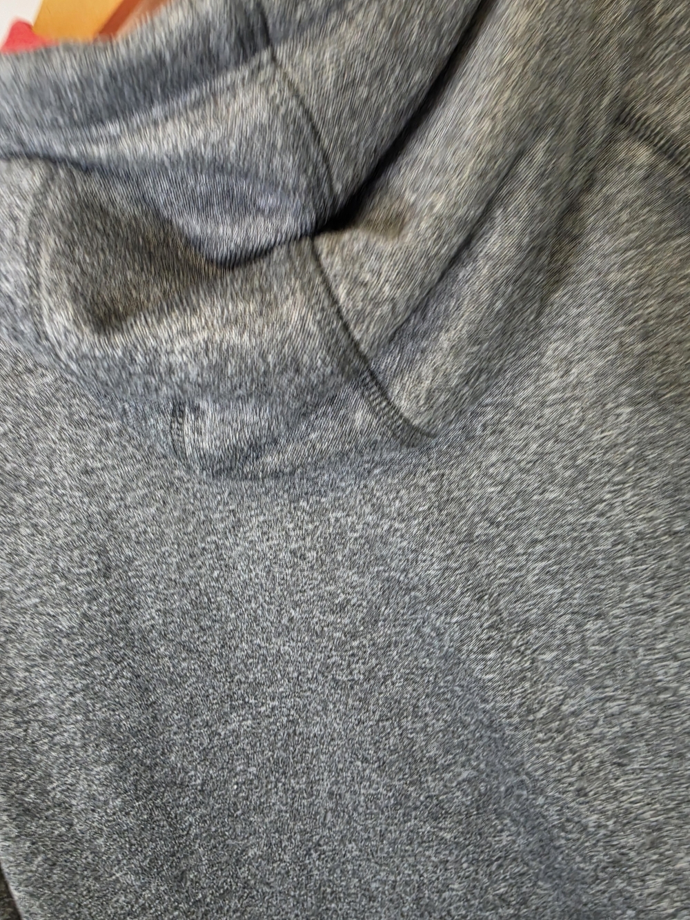 adidas Charcoal Gray Hoodie with Pink Lined Hood - Picture 10 of 10